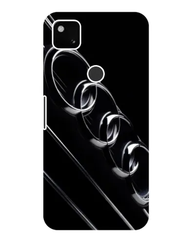 Чехол для Google Pixel 4a с картинкой «Audi — абстрактные кольца»