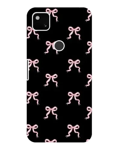 Чехол для Google Pixel 4a с картинкой «Бант-цветок»