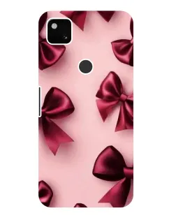 Чехол для Google Pixel 4a с картинкой «Бордовый атлас»