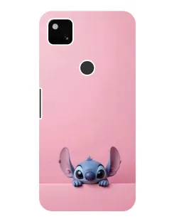 Чехол для Google Pixel 4a с картинкой «Stitch выглядывает»