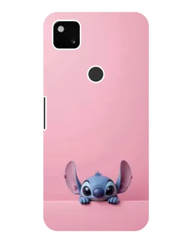 Чехол для Google Pixel 4a с картинкой «Stitch выглядывает»