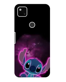 Чехол для Google Pixel 4a с картинкой «Неоновый Stitch»