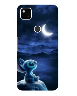 Чехол для Google Pixel 4a с картинкой «Лунная ночь Стича»