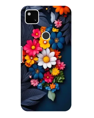 Чехол для Google Pixel 4a с картинкой «Цветочная феерия»