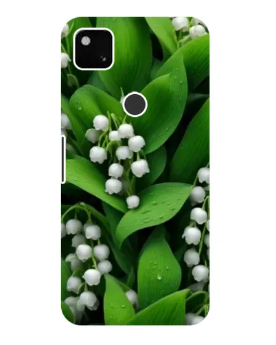 Чехол для Google Pixel 4a с картинкой «Ландыши в зелени»