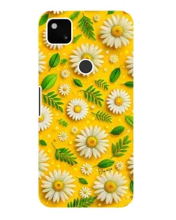 Чехол для Google Pixel 4a с картинкой «Ромашковое солнце»