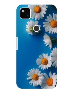Чехол для Google Pixel 4a с картинкой «Белоснежные маргаритки»