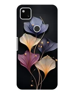 Чехол для Google Pixel 4a с картинкой «Лиловые цветы грации»