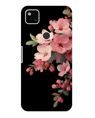 Чехол для Google Pixel 4a с картинкой «Розовая ветка сакуры»
