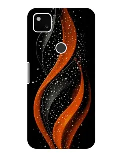 Чехол для Google Pixel 4a с картинкой «Огненная звездная волна»