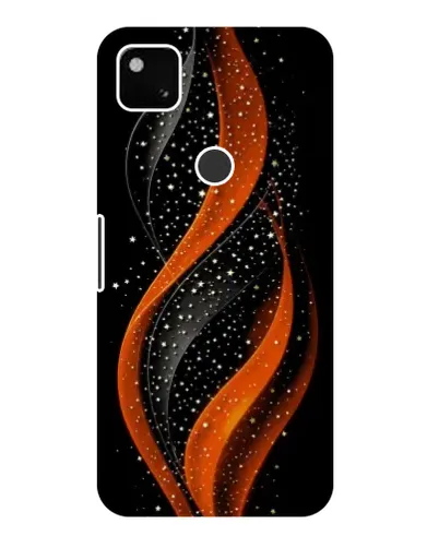 Чехол для Google Pixel 4a с картинкой «Огненная звездная волна»