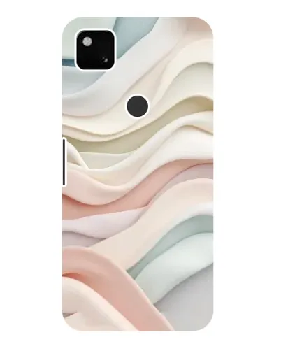 Чехол для Google Pixel 4a с картинкой «Пастельные нежные волны»
