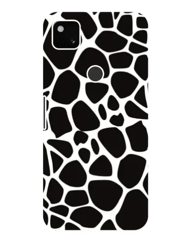 Чехол для Google Pixel 4a с картинкой «Черно-белый жираф»
