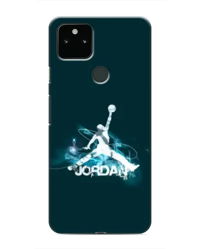 Чохол для Google Pixel 5 з картинкою «Jordan Blue Fire»