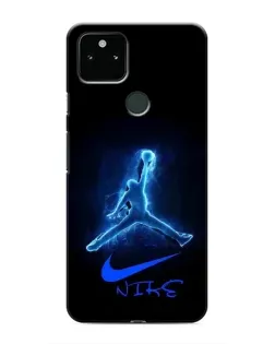 Чохол для Google Pixel 5 з картинкою «Jordan Neon Blue»
