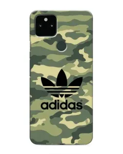 Чохол для Google Pixel 5 з картинкою «Мілітарі стиль Adidas»