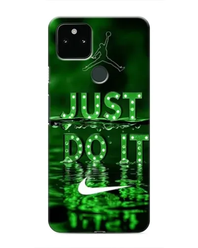 Чохол для Google Pixel 5 з картинкою «Зелений неоновий Nike»