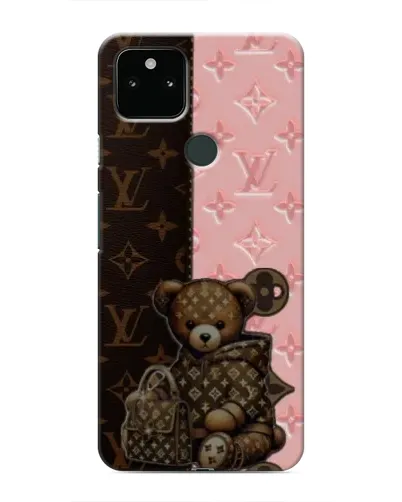 Чохол для Google Pixel 5 з картинкою «Ведмедик у стилі LV»