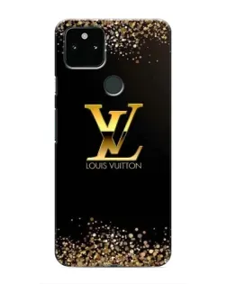 Чохол для Google Pixel 5 з картинкою «LV — золоті іскри»