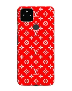 Чохол для Google Pixel 5 з картинкою «Яскравий паттерн LV»