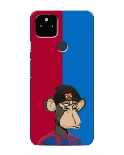 Чохол для Google Pixel 5 з картинкою «Bored Ape — фанат Барси»