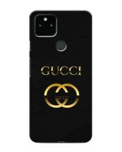 Чохол для Google Pixel 5 з картинкою «Золотий логотип Gucci»