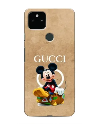 Чохол для Google Pixel 5 з картинкою «Міккі Маус Gucci — крафт»