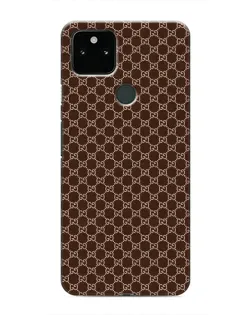 Чехол для Google Pixel 5 с картинкой «Gucci — шоколадная сетка»