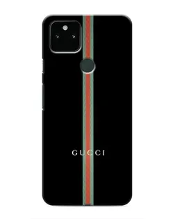 Чехол для Google Pixel 5 с картинкой «Gucci — строгая линия»