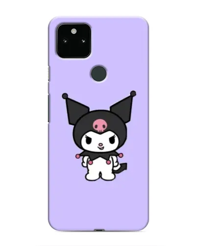 Чохол для Google Pixel 5 з картинкою «Kuromi — ніжний фіолетовий»