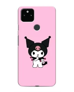Чохол для Google Pixel 5 з картинкою «Kuromi — рожева ніжність»