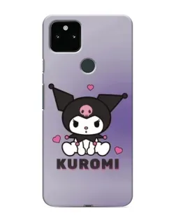 Чохол для Google Pixel 5 з картинкою «Kuromi — фіолетовий арт»