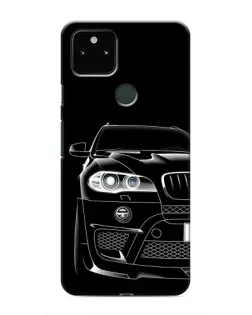 Чохол для Google Pixel 5 з картинкою «Темний силует BMW»