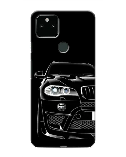 Чохол для Google Pixel 5 з картинкою «Темний силует BMW»