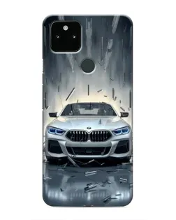 Чохол для Google Pixel 5 з картинкою «BMW у світлі фар»