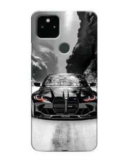 Чохол для Google Pixel 5 з картинкою «BMW — акварельний дрифт»