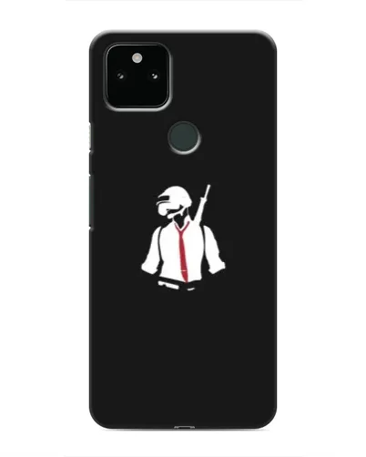 Чохол для Google Pixel 5 з картинкою «PUBG — силует воїна»