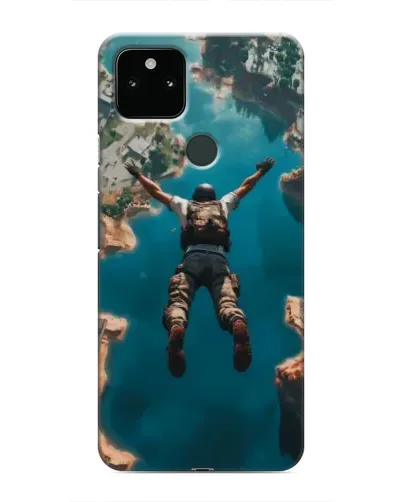 Чохол для Google Pixel 5 з картинкою «PUBG — вільне падіння»