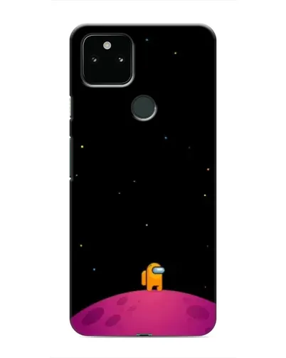 Чохол для Google Pixel 5 з картинкою «Самотній герой на планеті»