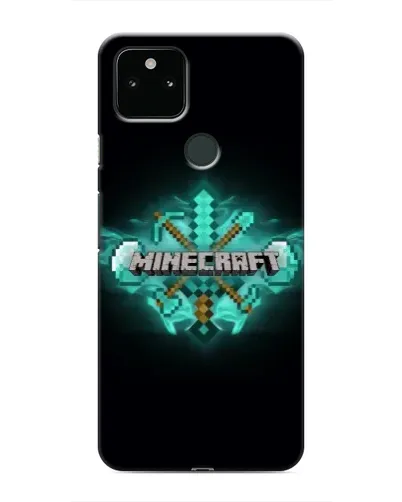 Чохол для Google Pixel 5 з картинкою «Minecraft Diamond лого»