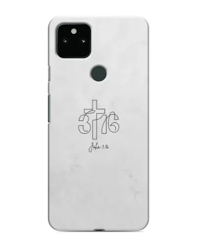 Чохол для Google Pixel 5 з картинкою «Івана 3:16 Хрест»