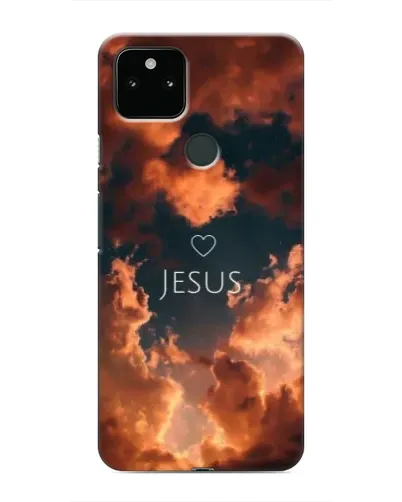 Чохол для Google Pixel 5 з картинкою «Сяйво Імені Jesus»
