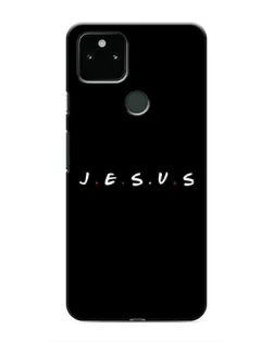 Чохол для Google Pixel 5 з картинкою «Крапки віри J.E.S.U.S.»