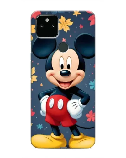 Чохол для Google Pixel 5 з картинкою «Осінній Mickey Mouse»