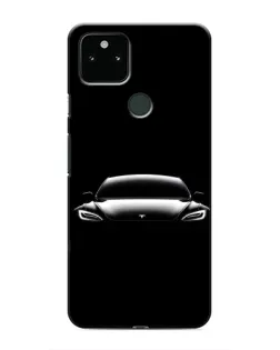 Чохол для Google Pixel 5 з картинкою «Фари Tesla Night»