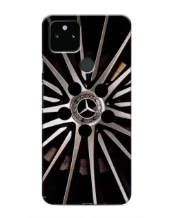 Чехол для Google Pixel 5 с картинкой «Диск Mercedes»