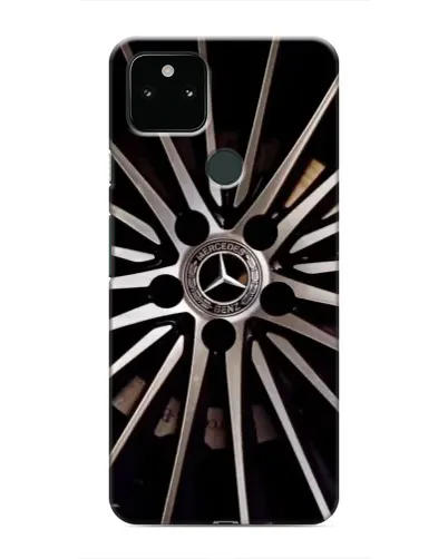Чехол для Google Pixel 5 с картинкой «Диск Mercedes»