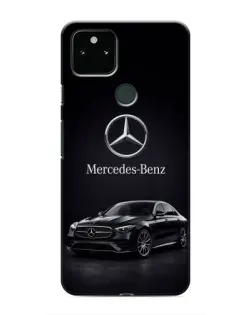 Чохол для Google Pixel 5 з картинкою «Mercedes — решітка радіатора»