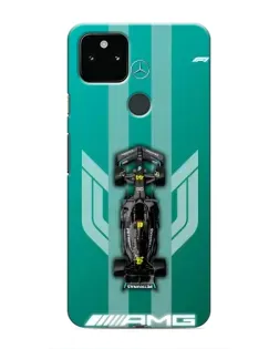 Чохол для Google Pixel 5 з картинкою «Mercedes AMG Petronas»