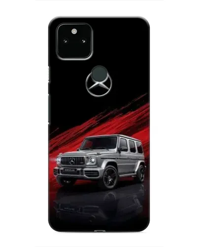 Чохол для Google Pixel 5 з картинкою «Mercedes G-Class червоний»